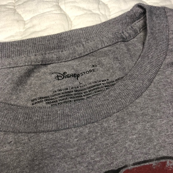Disney Store Mens size L mickey shirt. Grey in colour. In excellent condition. - Picture 3 of 3